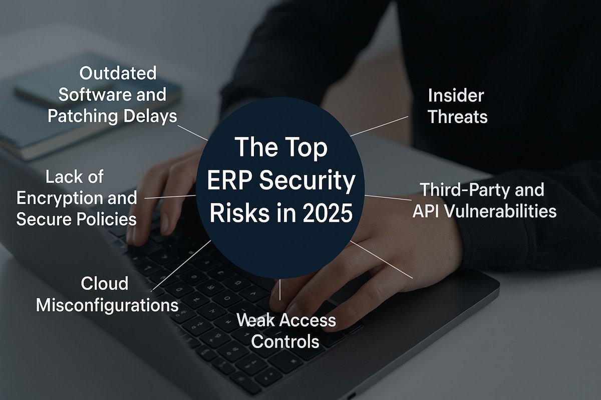 TechlyCodes's tweet image. ERP Security in 2025: Your ERP system is the digital backbone of your business — managing everything from finance to operations. techlycodes.com/erp-security/
#ERPSecurity #ERP #CyberSecurity #ITRisk #NetSuite #CloudERP #NetSuiteInsights #DataProtection