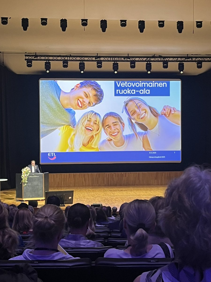 #Elintarvikepäivä ssä <a href="/ETL_fi/">ETL</a> puheenjohtaja <a href="/KaiGyllstrom/">Kai Gyllström</a>: ”Elintarvikealan kasvu edellyttää myös osaajia. Ruoka-ala tarvitsee sekä korkeakoulutettuja asiantuntijoita että vahvaa ammattiosaamista koko Suomessa.”