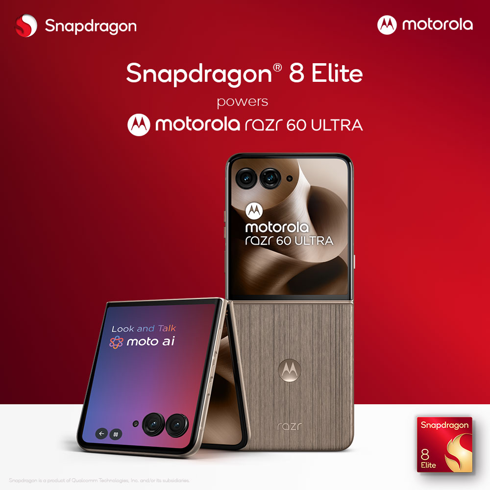 Snapdragon India (@snapdragon_in) on Twitter photo #Snapdragon 8 Elite is at the heart of the world’s most powerful #AI flip phone - the #MotorolaRazr60Ultra ⚡
We are the performance. We are the intelligence. 👀
<a href="/motorolaindia/">Motorola India</a> #Snapdragon 8 Elite is at the heart of the world’s most powerful #AI flip phone - the #MotorolaRazr60Ultra ⚡
We are the performance. We are the intelligence. 👀
<a href="/motorolaindia/">Motorola India</a>