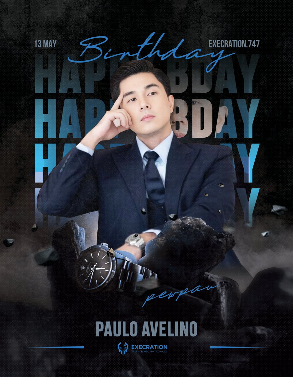 HAPPY BIRTHDAY, 𝗕𝗢𝗦𝗦 𝗣𝗔𝗨💙! <a href="/mepauloavelino/">PAULO</a> 

Best Wishes from your Execration Family!

#ExeShot #PauloAvelino #pewpau