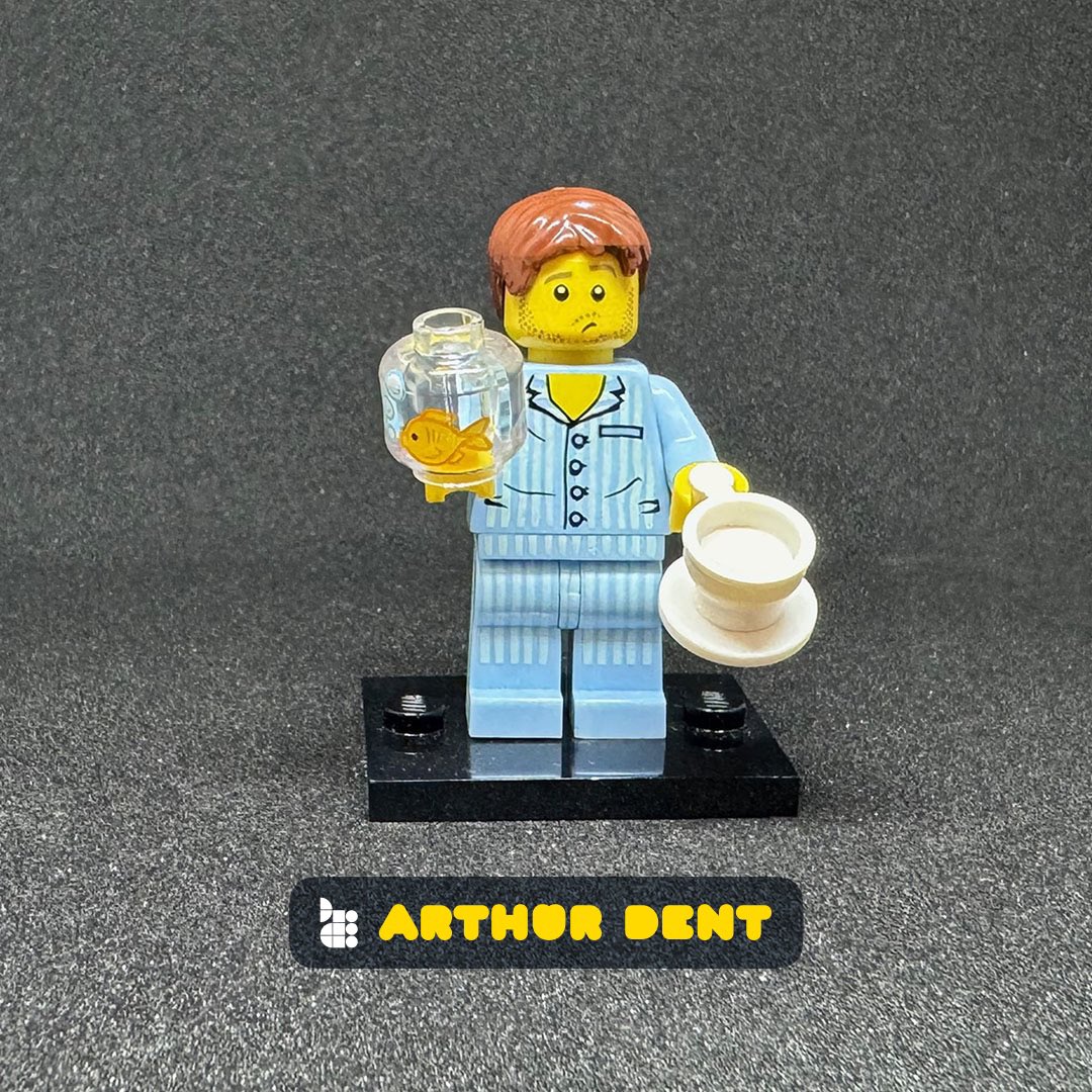 dafttom's tweet image. Lego Ideas Submission – Hitchhiker's Guide to the Galaxy : Arthur Dent
Share and Enjoy – bit.ly/437reKD
#TheHitchhikersGuidetotheGalaxy #DouglasAdams #HitchhikersGuide #h2g2 #lego #legoideas #HGttG #Dontpanic #arthurdent