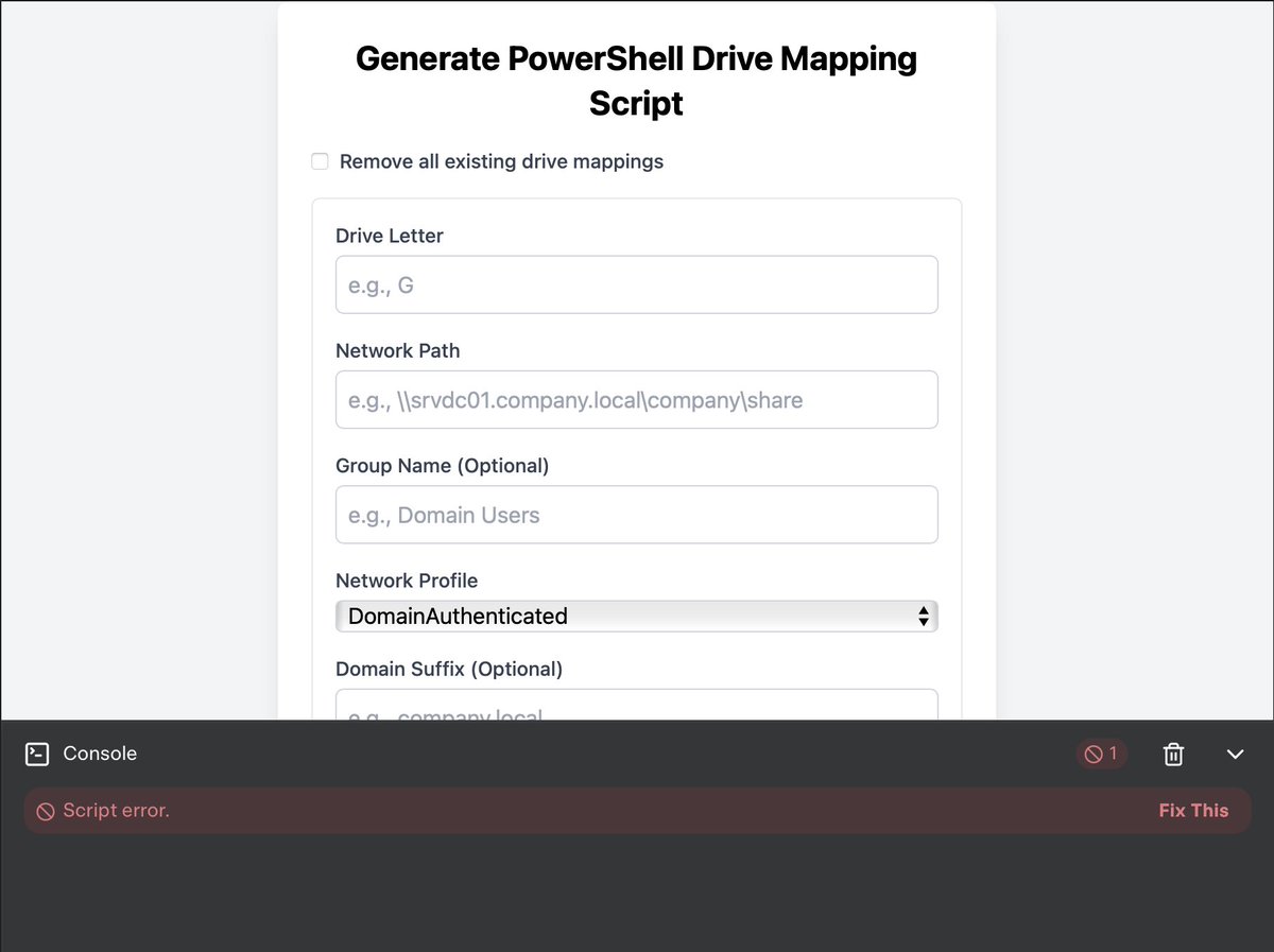 FYI there's a button in grok in the virtual console that you just click FIX THIS ....