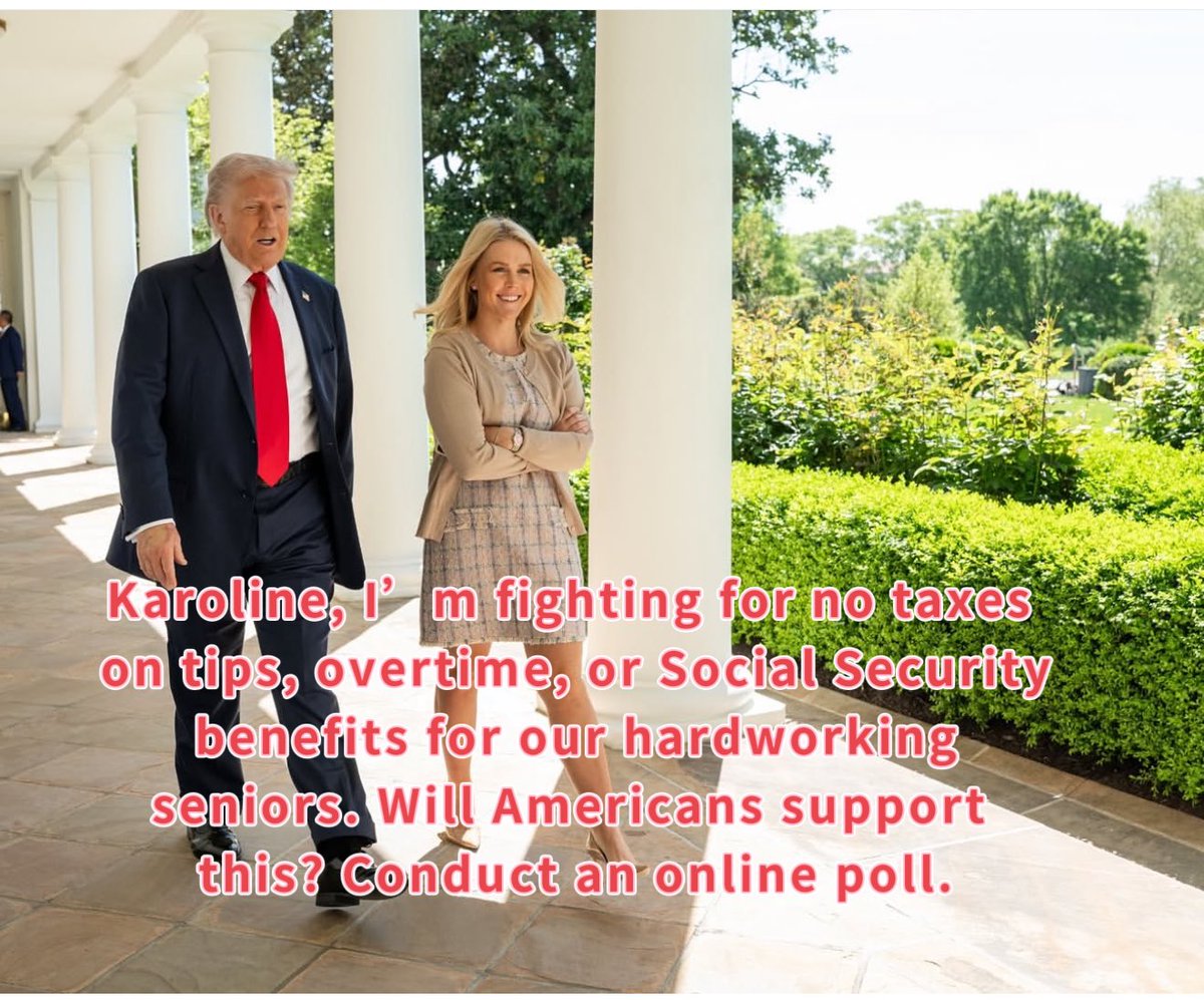 President Trump directed me to conduct an online poll to gain support for his historic tax cut, the largest in U.S. history. Do you approve:

A. No tax on tips;
B. No tax on overtime;
C. No tax on social security;
D. All of the above.