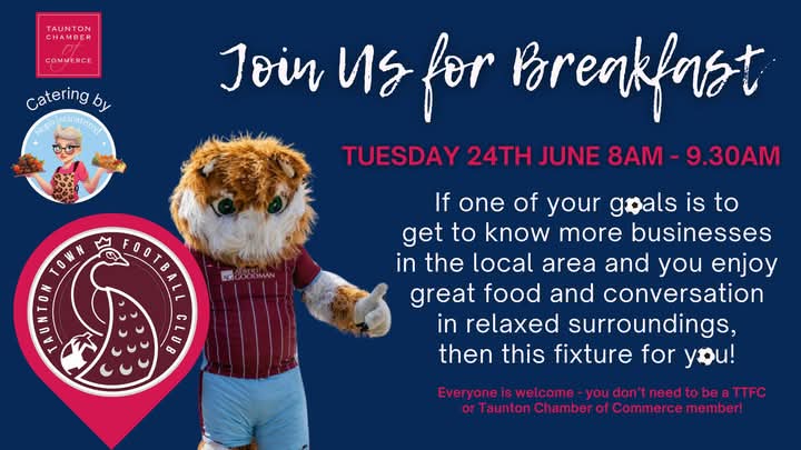 ⚽️🥐🥞If one of your goals is to get to know more businesses in the local area and you enjoy great food and conversation in relaxed surroundings, then this fixture for you! eventbrite.co.uk/e/breakfast-ne… A delicious grazing breakfast by Sophisticatered will get you on the ball too.