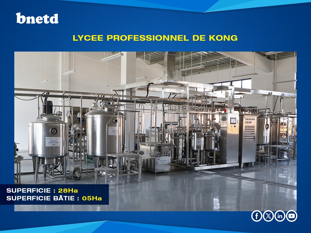 Le nouveau lycée professionnel de Kong est prêt à 99 %
Démarré en 2022 et construit sur une superficie de 28 hectares, ce lycée moderne pourra accueillir jusqu’à 500 élèves.