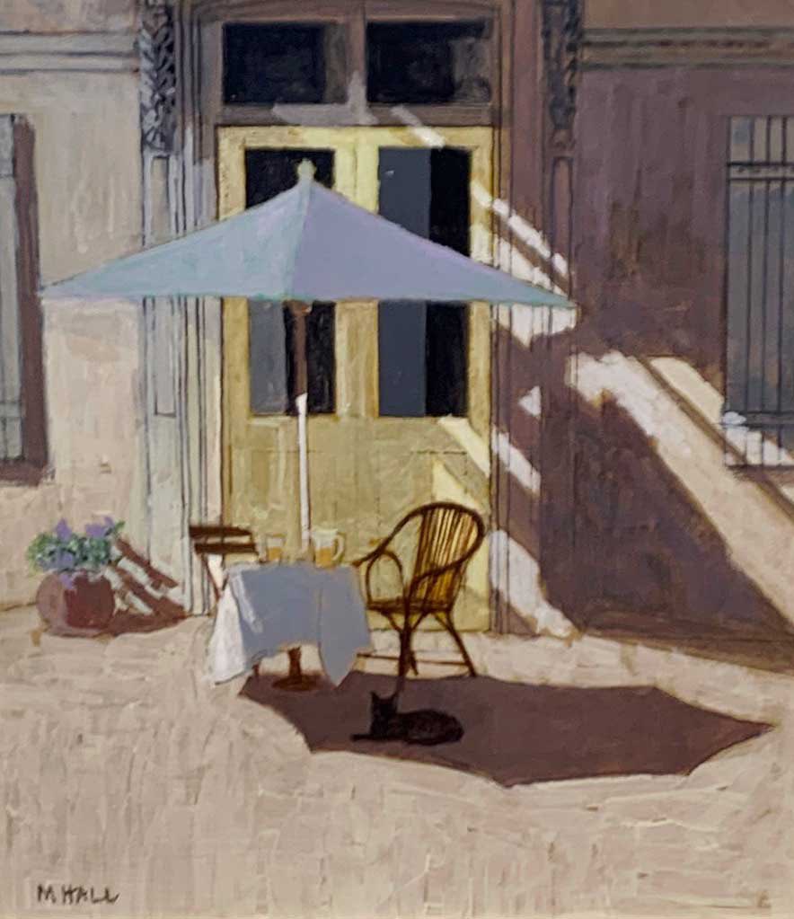 ArtGuideAlex's tweet image. Blue Umbrella #MikeHall