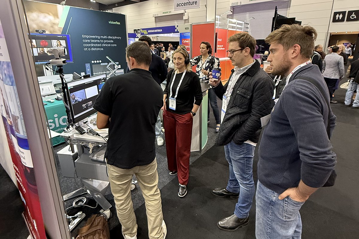 What a cracker first day at #DHF25! The Visionflex team was busy giving live demos of our #virtualcare solutions and connecting with industry leaders, #innovators, and healthcare professionals.
 
Find us at stand 1030 tomorrow!