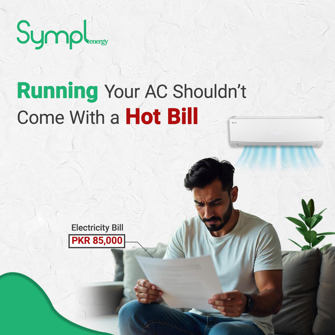 symplenergypk's tweet image. You’re not wrong for turning up the AC — you’re just paying too much for it.
At Sympl Energy, we power your comfort with solar so you can stay cool without fearing the bill. Make the smart switch today. Go solar with Sympl.
#SymplEnergy #SolarForSummer #HeatWaveHack