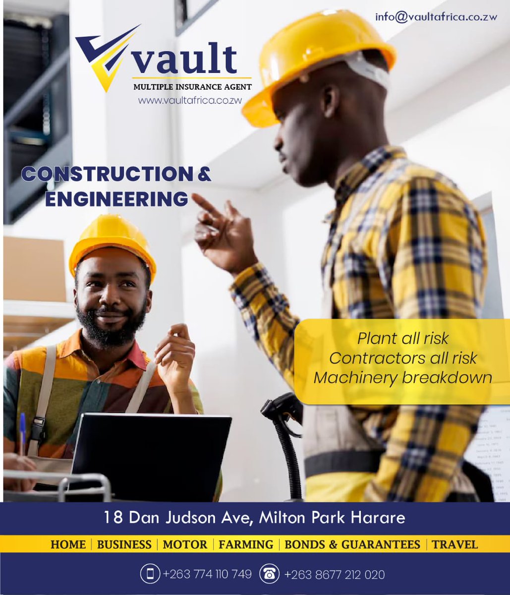 vaultinsure2024's tweet photo. Bright ideas deserve great protection! Insure your machinery and projects with us.
#ConstructionInsurance
#PlantAllRisk
#ContractorsAllRisk
#MachineryBreakdown
#Vault https://t.co/kCvX2Ll4ig