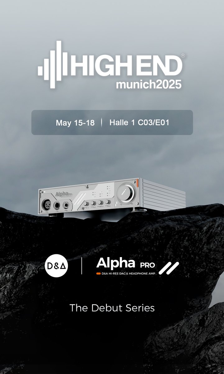 Digi_Aesth's tweet image. Alpha PRO – World Premiere
📍 HIGH END Munich 2025 | May 15–18
Step into a new dimension of sonic perception.
Booth: Halle 1 C03/E01
#Digi_Aesth #Future_Design #DACAMP #highendmunich