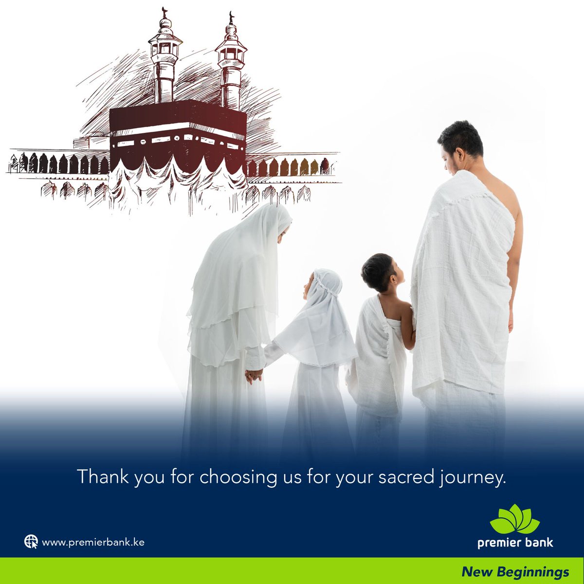 To every pilgrim who trusts us , we see you, we appreciate you. May your journey be smooth and your blessings endless. #HajjWithPremier #hajj2025 #bankthepremierway #NewBeginnings #ethicalbanking