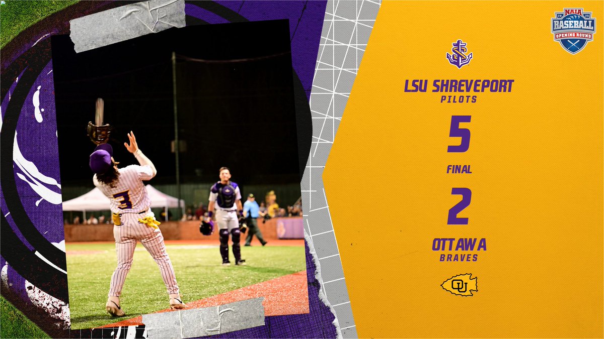 LSUS Advances in NAIA Opening Round With 5-2 Win Over Ottawa

Read here: lsusathletics.com/sports/bsb/202…

#GeauxPilots #AnchorUp #NotDoneYet #NAIA #OpeningRound #TheRightWaytoPlay