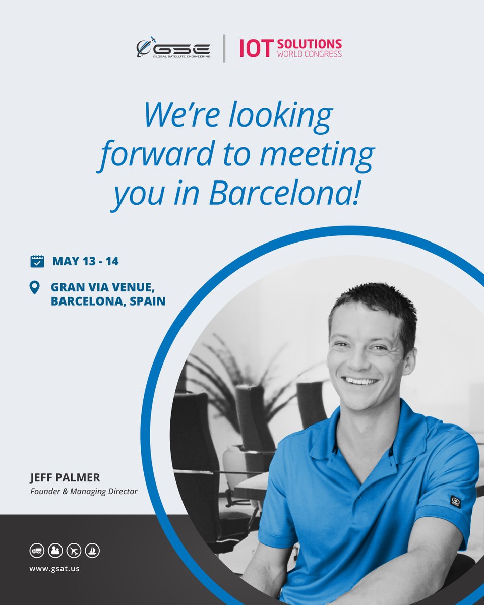 Jeff will be in Barcelona for the IoT Solutions World Congress. 

Got disruptive tech? If you can show us something we've never seen, we'll buy you some Escalivada and discuss it with you.

#iotswc25