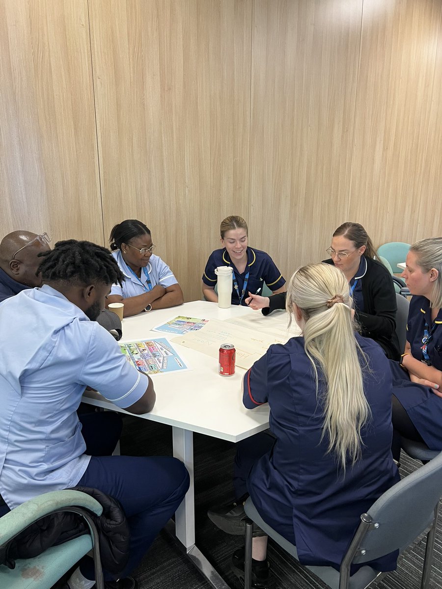 CaraOates1's tweet image. Fantastic workshop with staff across Meadowbrook, reviewing our inpatient pathway in line with NHSE guidance.
Great energy and commitment to improving care as part of our Purposeful Admission work!
#TakeALookAtMeadowbrook #PurposefulAdmission