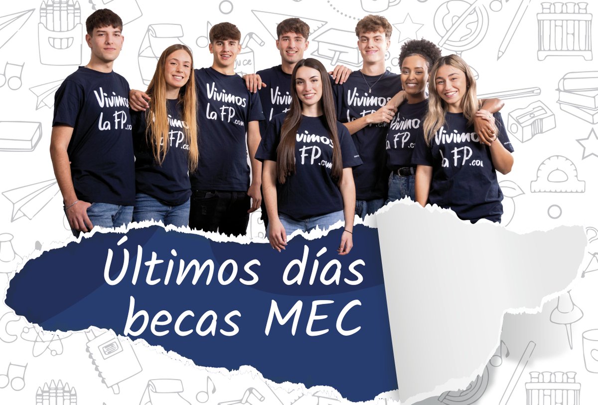 📍 ¡ÚLTIMOS DÍAS BECAS MEC!

Todavía estás a tiempo de solicitar tu #BECA MEC, compatible con los descuentos de Centro San Valero

No pierdas la oportunidad y RESERVA YA TU PLAZA de #FormaciónProfesional

🙋Más info ☎️ 976 466 599 / 📫 admisiones@svalero.com

#Becas #Descuentos