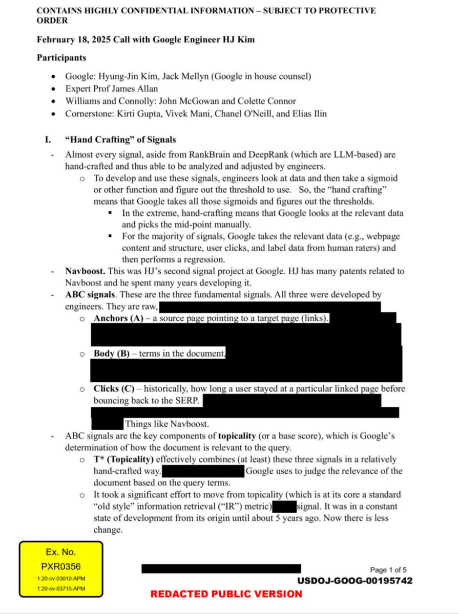 These are (some of) the Navboost patents patents.google.com/?inventor=Hyun… 

The new DOJ docs clarify that HJ Kim did a lot of work on it.