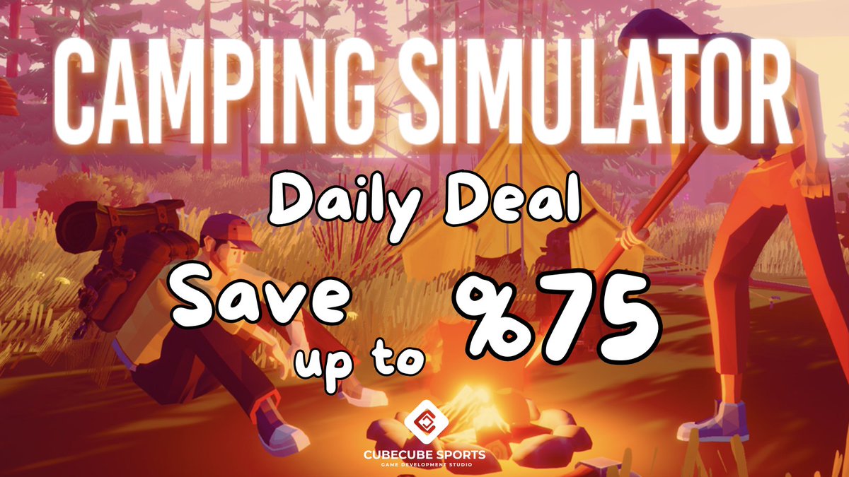 CompactCore's tweet image. 🔥 Camping Simulator: The Squad is now 75% OFF on Steam as part of the Daily Deal!

Experience the ultimate co-op survival camping adventure - now at its lowest price ever! 🏕️
Grab your gear, call your squad

🧭 Survive. Craft. Camp.
🛒[store.steampowered.com/app/1562260/Ca…]

#game #indiegame