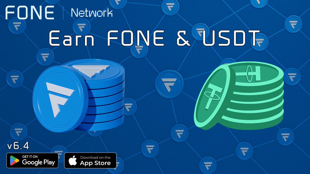 Hello Everyone, 

We are keen to announce that Fone Network v6.4 is now live!

Earn USDT by removing FONE from circulation.

Check the feature in action: youtube.com/shorts/c4cBegR…

Download or update now:

Google Play: play.google.com/store/apps/det…

Apple App Store: