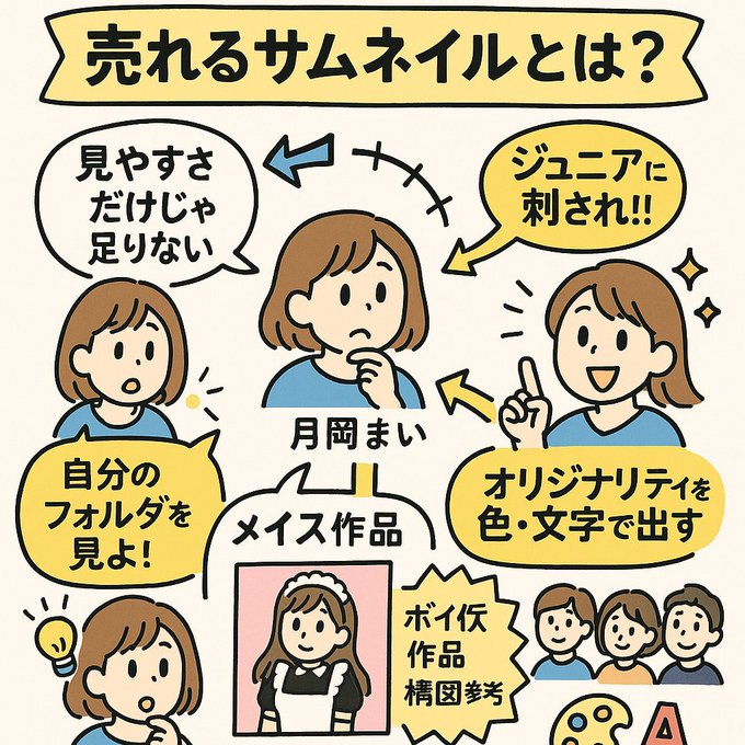 売れるサムネの正体…それは「見やすさ+構図の既視感」だった!?というスペースを解説しました👇

(ジュニアに刺され!?www) 