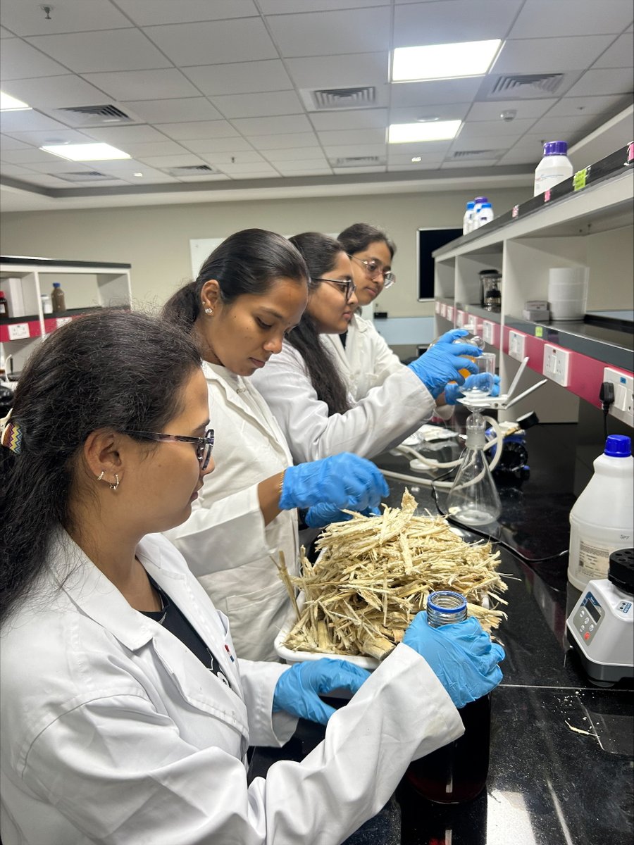 Mahindra University Centre for Life Sciences (@cls4mu) on Twitter photo A group of 3rd-year B.Tech. Biotechnology students from <a href="/MahindraUni/">Mahindra University</a> is currently working on a promising project titled:
Optimization of Fermentable Sugar Production from Lignocellulosic Biomass and Its Utilization to Manufacture Biotherapeutic Material A group of 3rd-year B.Tech. Biotechnology students from <a href="/MahindraUni/">Mahindra University</a> is currently working on a promising project titled:
Optimization of Fermentable Sugar Production from Lignocellulosic Biomass and Its Utilization to Manufacture Biotherapeutic Material