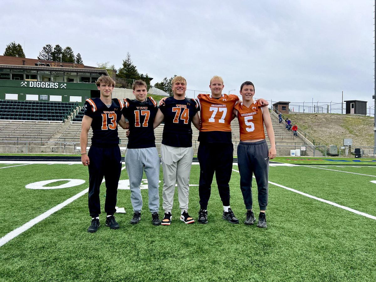 Cameron LeProwse (@camleprowse3) on Twitter photo Thank you so much <a href="/MonTechFootball/">Montana Tech Football</a> for having me down in Butte today! Had a great time learning about the program. <a href="/CoachMAllenFB/">Montell A. Allen II</a> <a href="/CoachKyleSamson/">Kyle Samson</a> <a href="/CoachAndersonMT/">Khalin Anderson</a>
<a href="/HessRudy5/">Rudy Hess</a> <a href="/JaegerLisle/">Jaeger Lisle</a> <a href="/Bode_Templeton/">Bode Templeton</a> <a href="/GreysonSchweyen/">greyson Schweyen</a> Thank you so much <a href="/MonTechFootball/">Montana Tech Football</a> for having me down in Butte today! Had a great time learning about the program. <a href="/CoachMAllenFB/">Montell A. Allen II</a> <a href="/CoachKyleSamson/">Kyle Samson</a> <a href="/CoachAndersonMT/">Khalin Anderson</a>
<a href="/HessRudy5/">Rudy Hess</a> <a href="/JaegerLisle/">Jaeger Lisle</a> <a href="/Bode_Templeton/">Bode Templeton</a> <a href="/GreysonSchweyen/">greyson Schweyen</a>