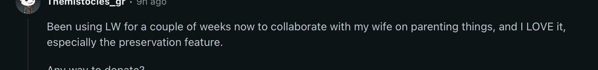 Not to be dramatic but I’d code for 6 hours straight just to get one comment like this.