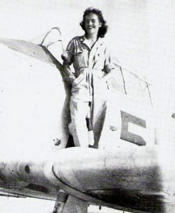 Ann G. Baumgartner | American aviator

She was the first American woman to fly a US Army Air Forces jet aircraft flying the Bell YP-59A jet fighter at Wright Field as a test pilot during World War II. She died #OTD in 2008 at age 89.