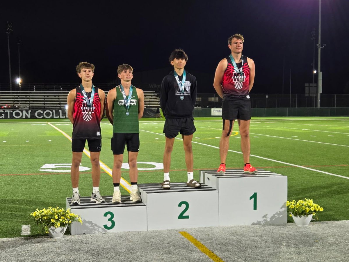Congrats to our 4x800 girls relay team and Grant Harrison pole vault for finishing 1st in the 1st day of the SBAAC League meet at Wilmington College. James Vail also finished third in pole vault as he continues to jump well as a freshman!