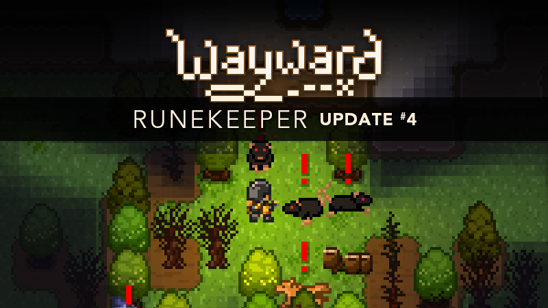 We're starting this week off with the long-awaited Runekeeper Update #4. In this update, you'll find tons of bug fixes of course, but also some brand new systems/content and many improvements as well.  store.steampowered.com/news/app/37921…

#gamedev #roguelike