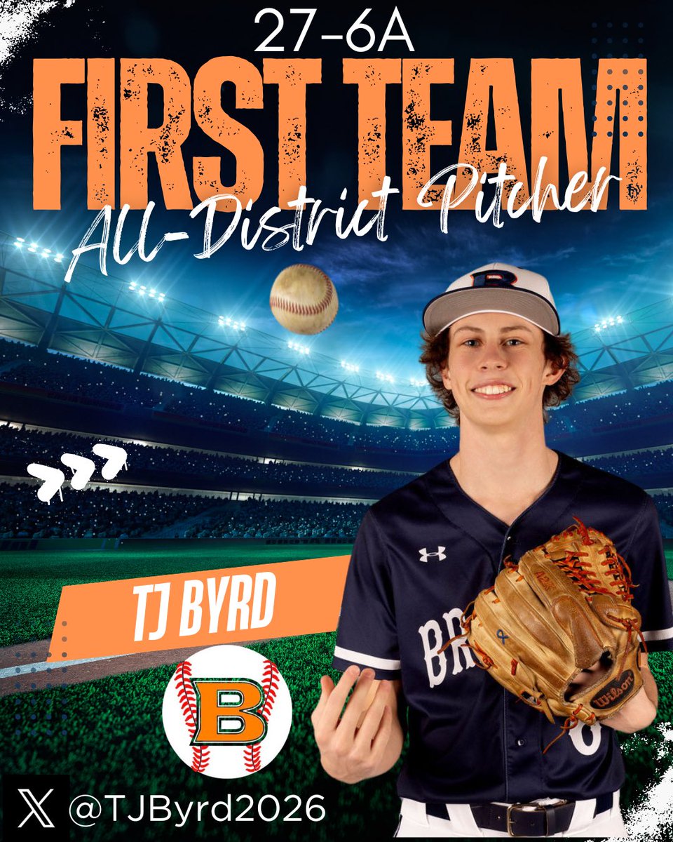 Honored to be named 27-6A First Team All-District Pitcher. Big thanks to my Brandeis teammates and coaches—only as good as the people around me. <a href="/BroncoHardball/">Brandeis HS Baseball</a> <a href="/stsliders/">South Texas Sliders</a> #BTheBrand #RepTheB #pitcher #team 
#uncommitted