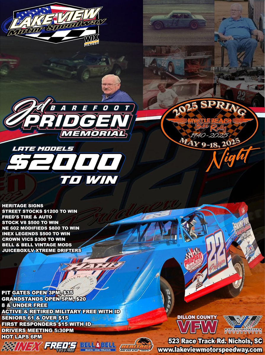 This Saturday night at Lake View…