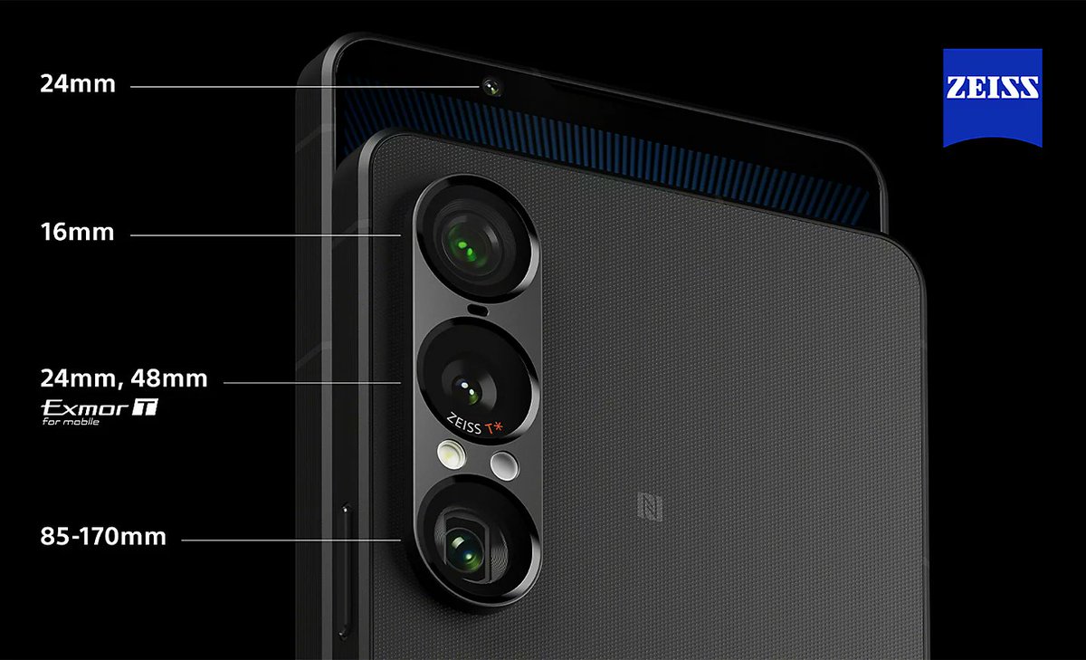 TechHome100's tweet image. Sony Xperia 1 VII camera details. 
🔹48MP (1/1.35&quot;) Exmor T (OIS) (52MP Full Aspect / 48MP Effective)
🔹48MP (1/1.56&quot;) Exmor RS UW (50MP Full Aspect / 48MP Effective)
🔹12MP (1/3.5&quot;) Exmor RS (3.5x-7.1x) Periscope Telephoto
🔹12MP (1/2.9&quot;) Front
#Sony #SonyXperia1VII