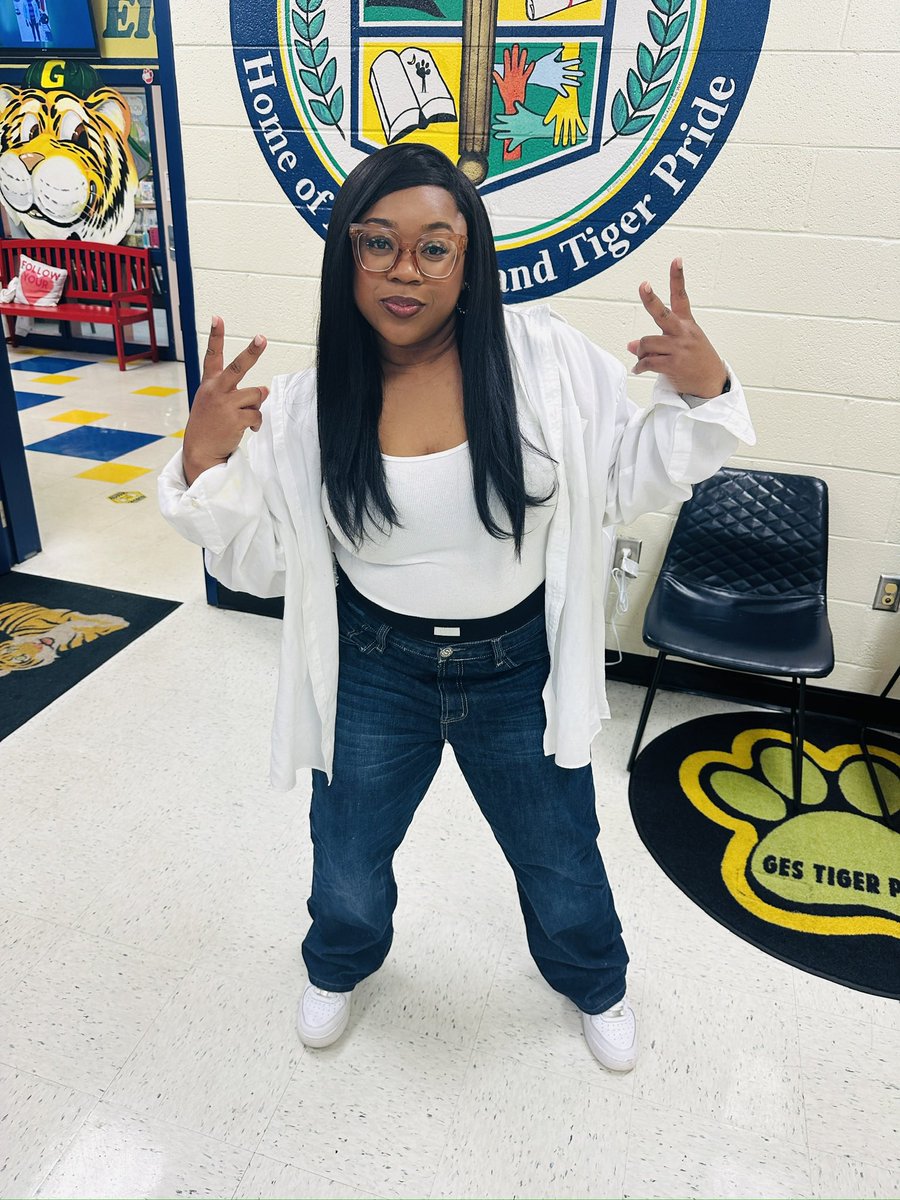 GESTigersSC's tweet image. Last week, Geiger's teachers observed Teacher Appreciation Week with an underground Spirit week. Wednesday was a music icon day, during which our local stars savored some delectable cupcakes. Thursday was secret agent day.