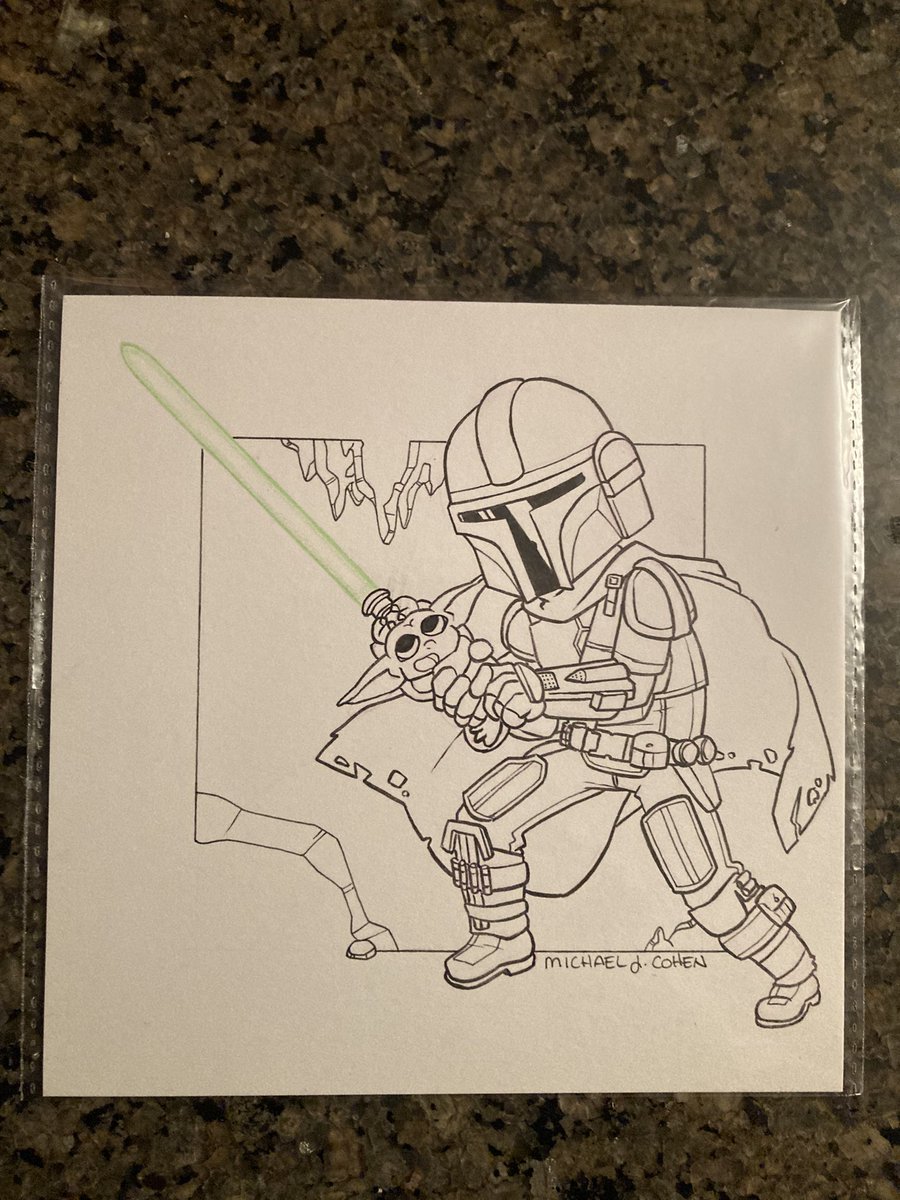 Bit of a long shot, but someone forgot this piece of art at a dealer’s table yesterday. If it’s yours, get in touch and we’ll reunite you with your purchase.