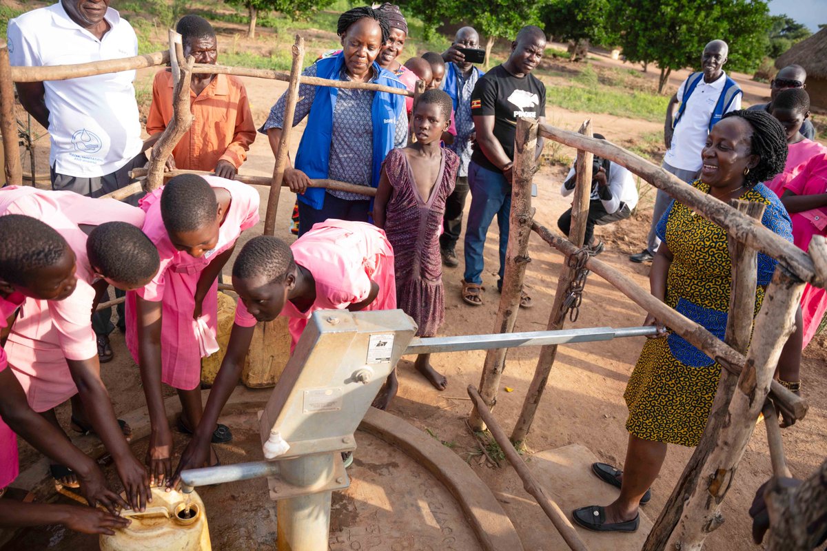 District Governor D9213 commissions water well