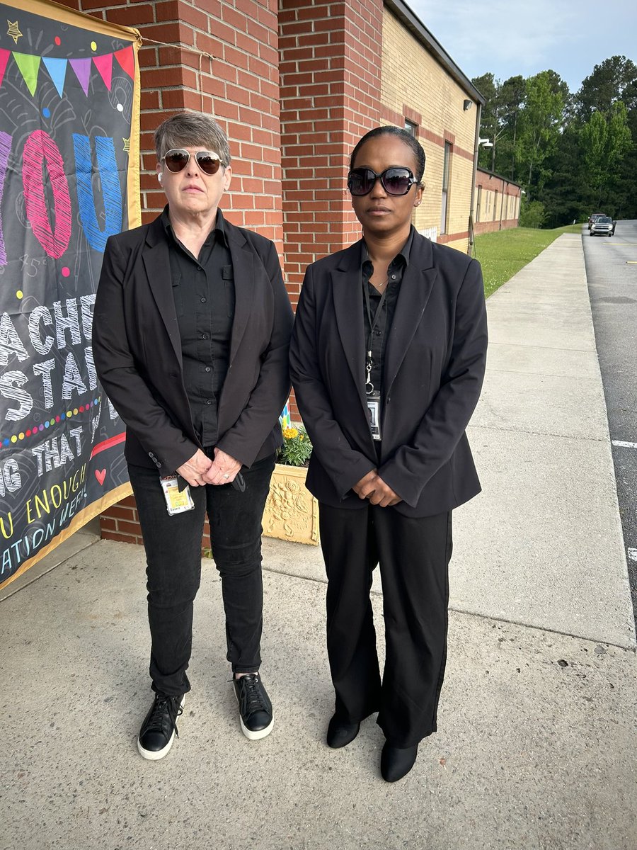 GESTigersSC's tweet image. Last week, Geiger's teachers observed Teacher Appreciation Week with an underground Spirit week. Wednesday was a music icon day, during which our local stars savored some delectable cupcakes. Thursday was secret agent day.