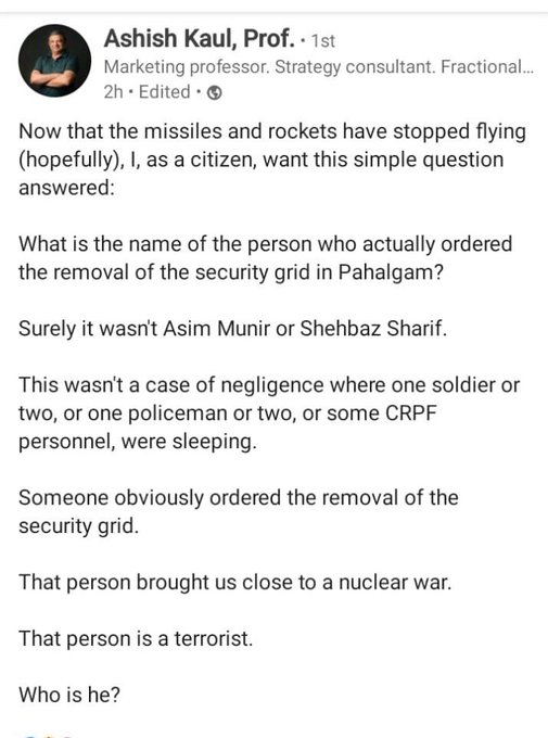 jokinjey's tweet image. Yes let's start... Who's the culprit? 
#IndiaPakistanWar #ModiMadeDisaster #ceasefire