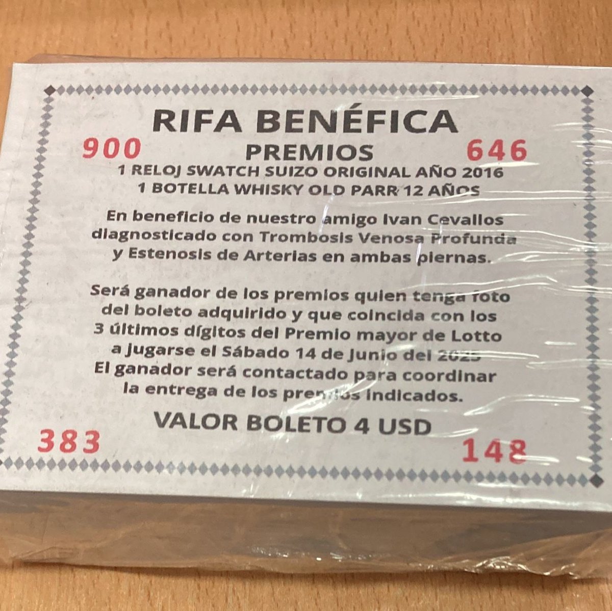 ivan196302's tweet photo. Te pido, no me dejes sin tu ayuda, para mí ahorita 4 usd valor de 1 rifa significa mucho, tener que volver a pagar exámenes, investiga cuánto cuesta una Venografia y Arteriografia.....cuento con tu ayuda, tengo boletos y bastantes aún 🙏🙏🙏
Amigos noctámbulos vamos con RT 🙏 https://t.co/krEB6dK8nS