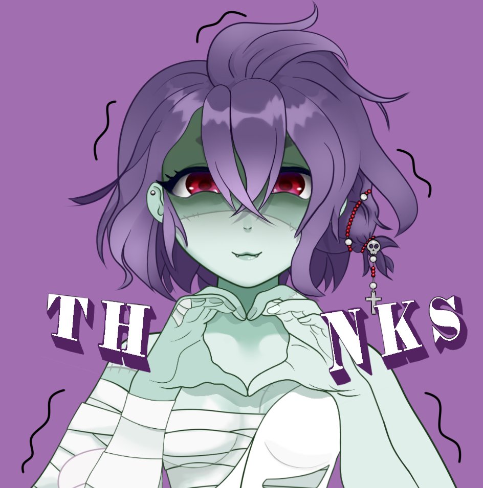 I'm having an extra green dizzy week so far, rip.
A huge thank you to everyone that stopped by and kept me company tonight. I missed you all so much yesterday 🫀

Thanks to <a href="/NeverOverGaming/">Julian Vector | Virtual VTuber 🖥️ ⚡</a> Julian Vector for the raid! We swarmed PatcheStitched tonight🧟check them out on Twitch.