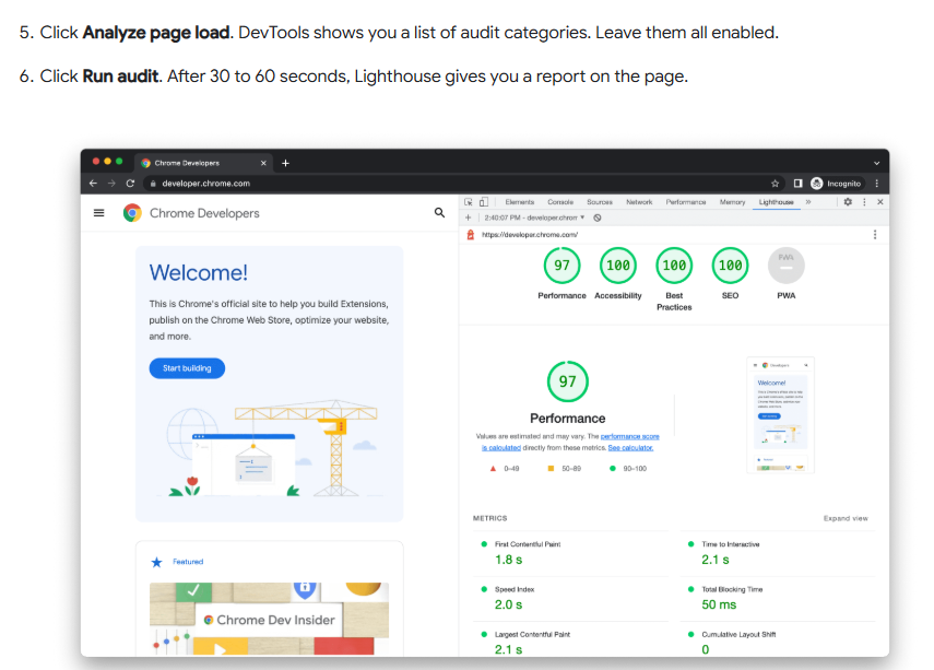 georgedevz's tweet image. I&apos;ve been using PageSpeed but I&apos;ve just discovered Google Lighthouse 😯