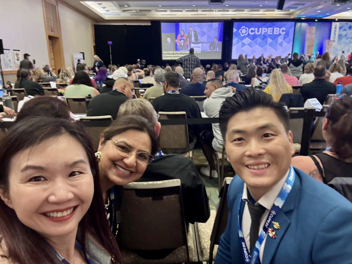 SunitaDhirBC's tweet photo. Thank you to our 164 #CUPEBC locals in #BC, who support our local gov’t, public education, libraries, post-secondary education, transportation, emergency services, community social services, community health & non-governmental organizations!
#BCPoli #UnionStrong #CUPEBC2025 https://t.co/mDld4c4yuS