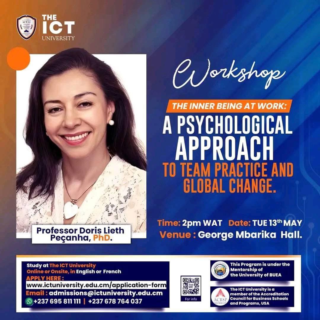 We have a guest from Brazil at our OCT University Cameroon campus today. Welcome, Professor Doris Lieth Peçanha, to our beautiful motherland— Cameroon 🇨🇲. ￼