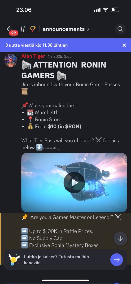 Roniverse.ron | BYAC | (@ronieverse38) on Twitter photo To all $RON er fam, please donโt ever support this <a href="/PlayElumia/">Legends of Elumia</a>. The former team just did a cash grab and then sold it to Triumph. Where are the promised up-to-100k raffle prizes? How were the winners selected? Thereโs no transparency. To all $RON er fam, please donโt ever support this <a href="/PlayElumia/">Legends of Elumia</a>. The former team just did a cash grab and then sold it to Triumph. Where are the promised up-to-100k raffle prizes? How were the winners selected? Thereโs no transparency.