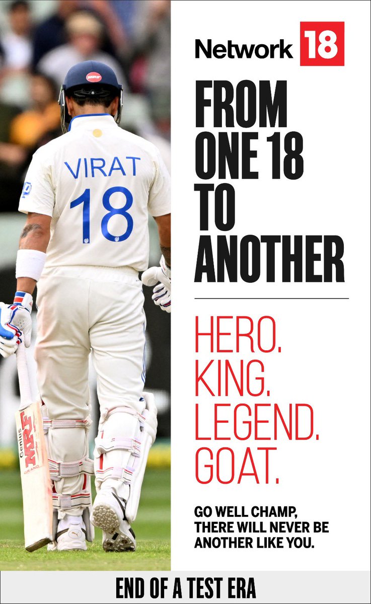 King Kohli leaves a legacy that will inspire generations to come! 👑 🏏

#ViratKohli