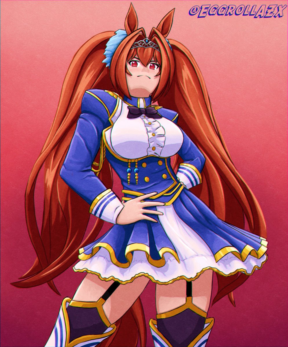 EggrollAZX's tweet image. (39/100) Daiwa Scarlet
#ウマ娘 #umamusume
#100日チャレンジ #100DayChallenge
