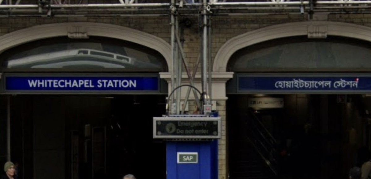 Rupert Lowe MP (@rupertlowe10) on Twitter photo Does <a href="/Keir_Starmer/">Keir Starmer</a> agree with me that this London station name should be in English, and English only? Does <a href="/Keir_Starmer/">Keir Starmer</a> agree with me that this London station name should be in English, and English only?