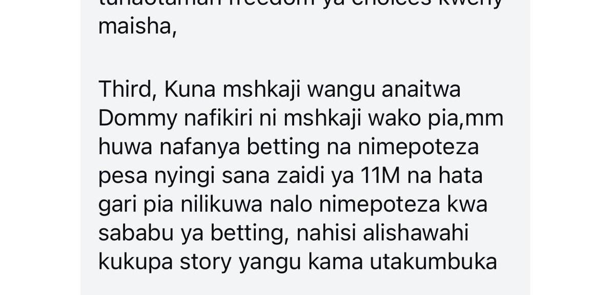 Betting ni mbaya kwa uchumi wako, afya ya akili yako, kwa future yako na ni haram, 

Hopes, excitements and promises unazoziona they are not real, 

Kufanikiwa kwenye betting labda uwe muuza odds, uanzishe betting company, ufanye partnership na betting company/ uwe mtoa promo