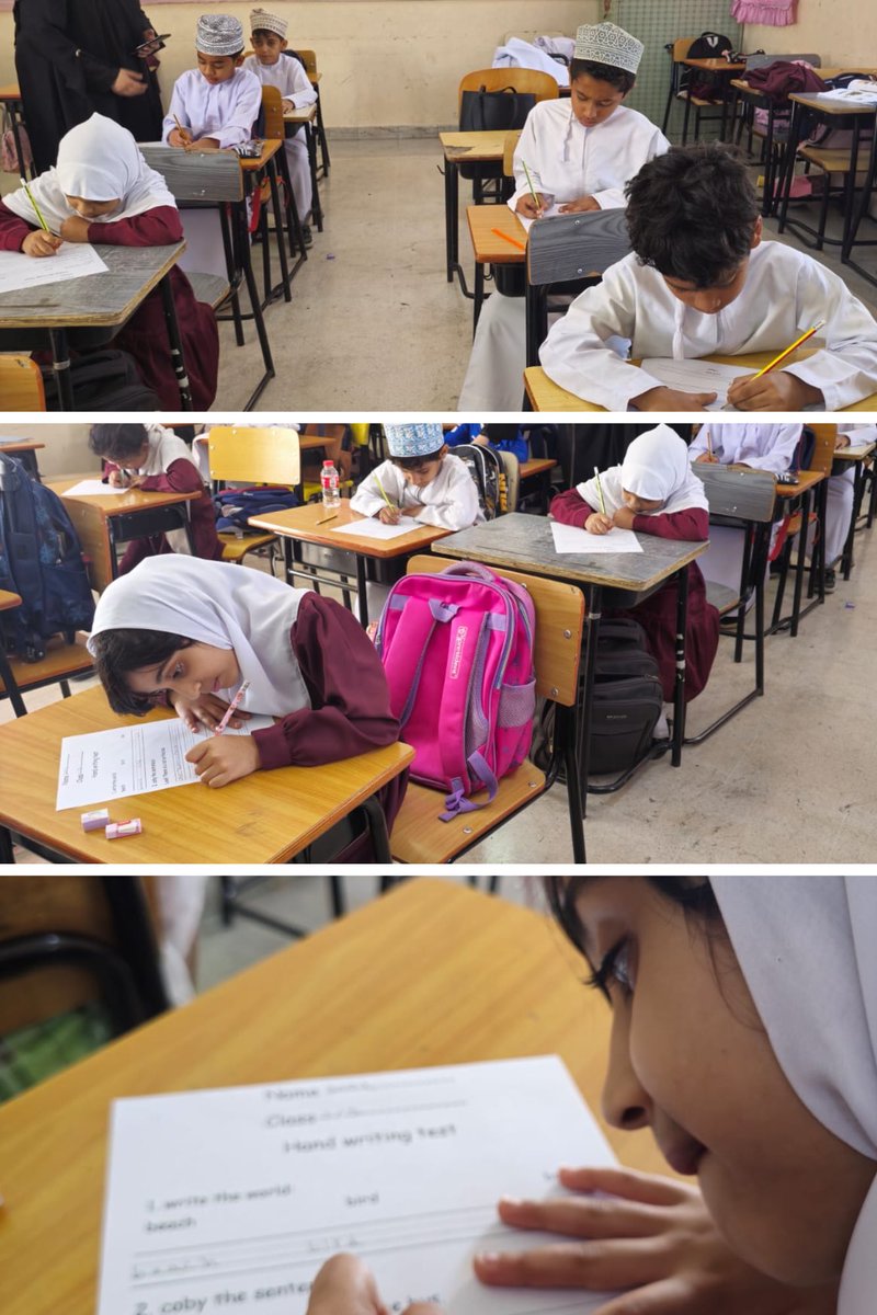 مدرسة الصويحرة (@sewhraschool1) on Twitter photo #فعاليات_تعليمية_شمال_الباطنة
#تعلم_مستدام
<a href="/AL_Ashraaaf/">القيادة المدرسية</a>
تم تنفيذ اختبار تقيمي ف مادة اللغة الانجليزية وذالك عن مشروع we learn writing together لطلبة الصف الثاني.
بوركت الجهود🌹 #فعاليات_تعليمية_شمال_الباطنة
#تعلم_مستدام
<a href="/AL_Ashraaaf/">القيادة المدرسية</a>
تم تنفيذ اختبار تقيمي ف مادة اللغة الانجليزية وذالك عن مشروع we learn writing together لطلبة الصف الثاني.
بوركت الجهود🌹