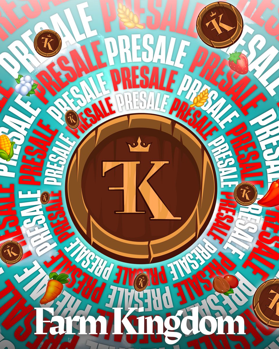 🚨 BREAKING: Presale Bonus Extension!
Due to high demand, FarmKingdom’s 15% #Airdrop  stays for 8 MORE DAYS!
🌱 Why wait? Get:
✔ Bonus tokens
✔ Early access
✔ Farming rewards

⏰ Ends 20-05-2025
👉 bit.ly/4jUbodi
#CryptoGems  #Opportunity