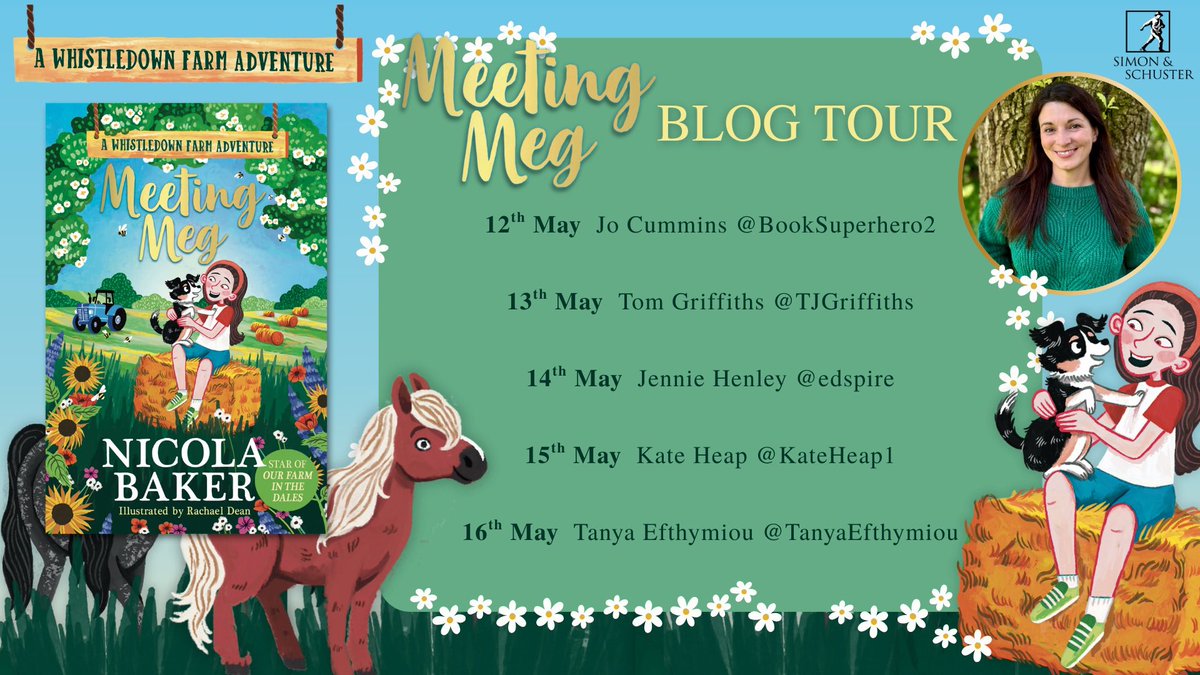 Tom G 📕 (@tjgriffiths) on Twitter photo My stop on the #MeetingMeg blog tour today & I’m sharing my review of this wholesome, farm-tastic fun story. Teaching children about having a pet & an intriguing mystery make this a great read. Out now for 8+. Thanks <a href="/simonkids_UK/">Simon & Schuster Children's Books</a> <a href="/mrsnicolabaker/">Nicola Baker</a>
checkemoutbooks.wordpress.com/2025/05/13/mee… My stop on the #MeetingMeg blog tour today & I’m sharing my review of this wholesome, farm-tastic fun story. Teaching children about having a pet & an intriguing mystery make this a great read. Out now for 8+. Thanks <a href="/simonkids_UK/">Simon & Schuster Children's Books</a> <a href="/mrsnicolabaker/">Nicola Baker</a>
checkemoutbooks.wordpress.com/2025/05/13/mee…